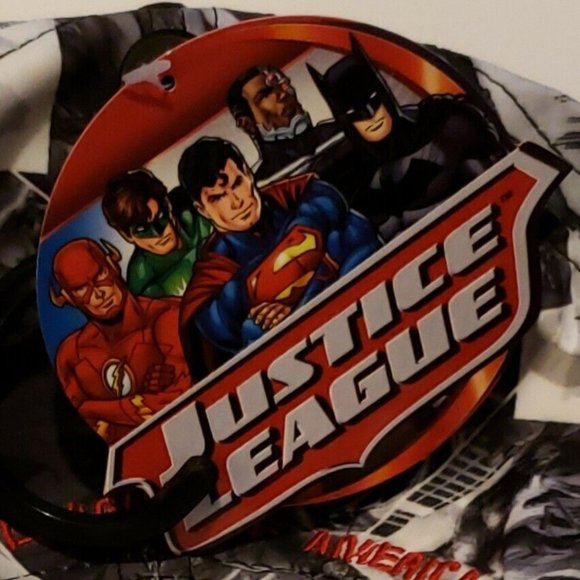 JUSTICE LEAGUE Boys/Youth Flat Bill Baseball Cap S - Picture 5 of 12